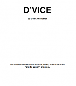 Dee Christopher - D\'VICE