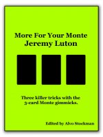 More For Your Monte by Jeremy Luton (E-book)