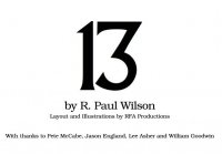 13 by Paul Wilson
