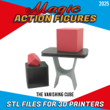 The Vanishing Cube - 3D Printable Action figure CREATIVITY LAB (Instant Download)