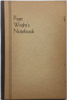 T. Page Wright - Notebook
