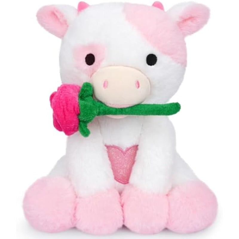 Valentine Stuffed Cow Doll